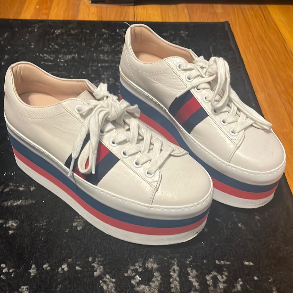 Authentic Gucci platform sneakers